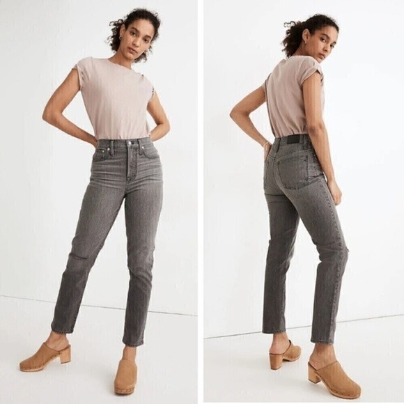 Madewell The Perfect Vintage Jean Connell Wash Ripped Edition Mom Jeans - Picture 1 of 13